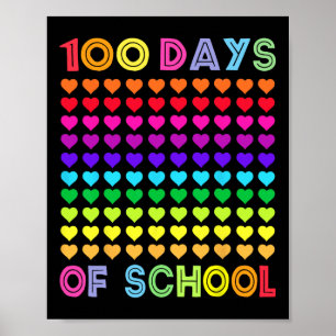 100 dagar i skolan och fortfarande under lång tid poster