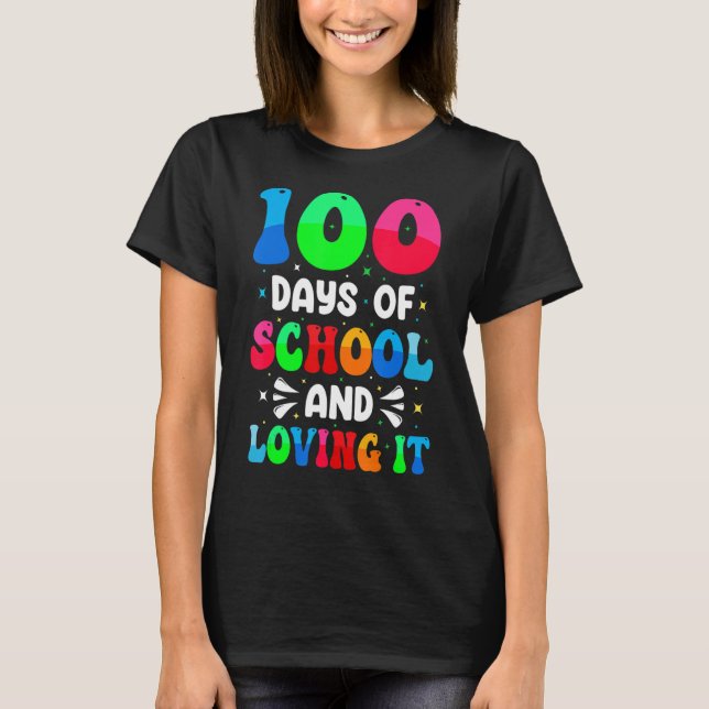 100 dagar i skolan och nästan 100 dagar t shirt (Framsida)