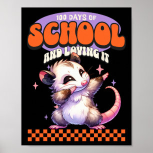 100 dagar i skolan och övernattning av docka av Op Poster