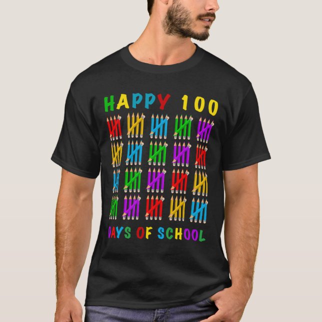 100 dagar i skolan t shirt (Framsida)