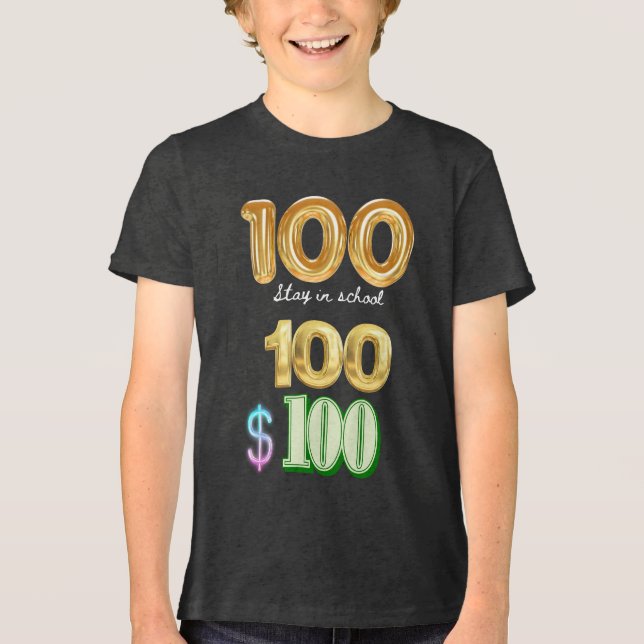 100 dagar i skolan t shirt (Framsida)