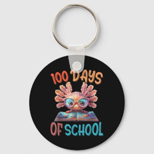 100 dagar i skolAxolotl Sea 100-dagarsdagen Nyckelring