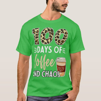 100 dagar kaffe och kaos 100 dagar i skola F T Shirt
