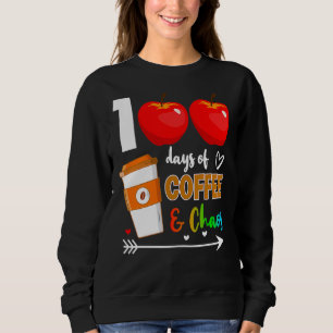 100 dagar kaffe och kaos 100 dagar skolundervisnin t shirt