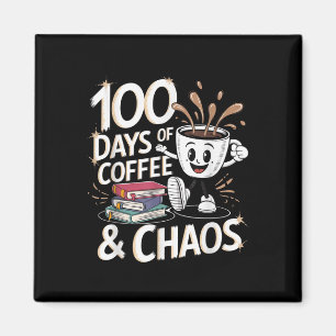 100 dagar kaffe och kaos 100 skoldagar magnet