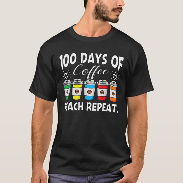 100 DAGAR KAFFE T SHIRT (Framsida)