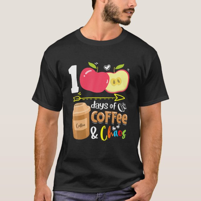 100 dagar kaffe t shirt (Framsida)
