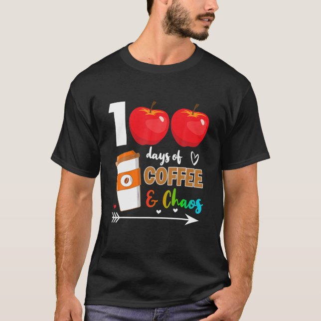 100 dagar kaffe t shirt (Framsida)