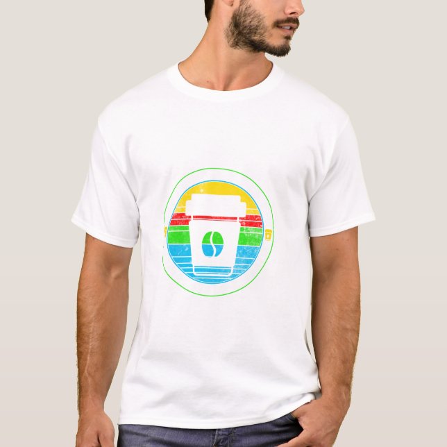 100 dagar kaffepersika upprepar 100 dagar skoldag t shirt (Framsida)