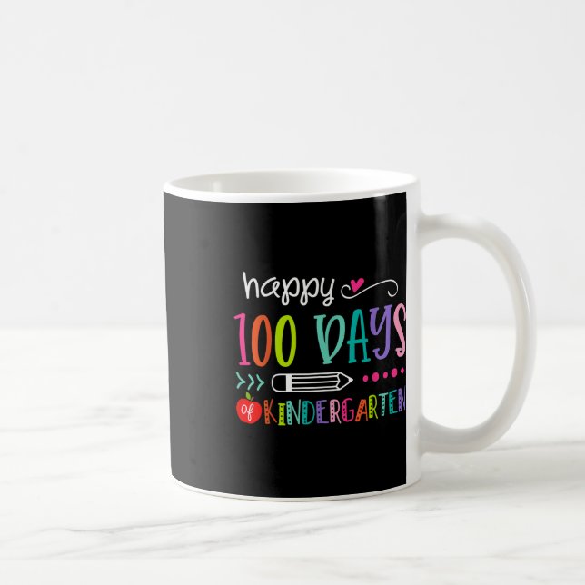 100 dagar Kindergarten 100 dagar i skolan Kaffemugg (Höger)