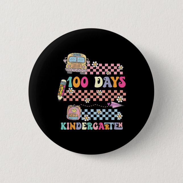 100 dagar Kindergarten Lycklig 100 dagar Knapp (Framsida)