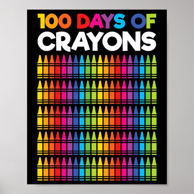 100 dagar Kritor för flickor, 100 dagar i S Poster (Framsidan)