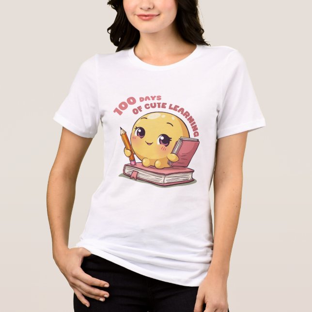100 dagar lång studietid t shirt (Framsida)