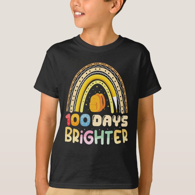 100 dagar Lärardagen 100 dagar T Shirt (Framsida)