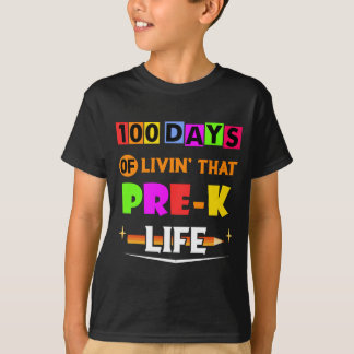 100 dagar levande som före-k-livet t shirt