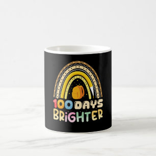 100 dagar ljusare 100:e skoldagen lärare kaffemugg