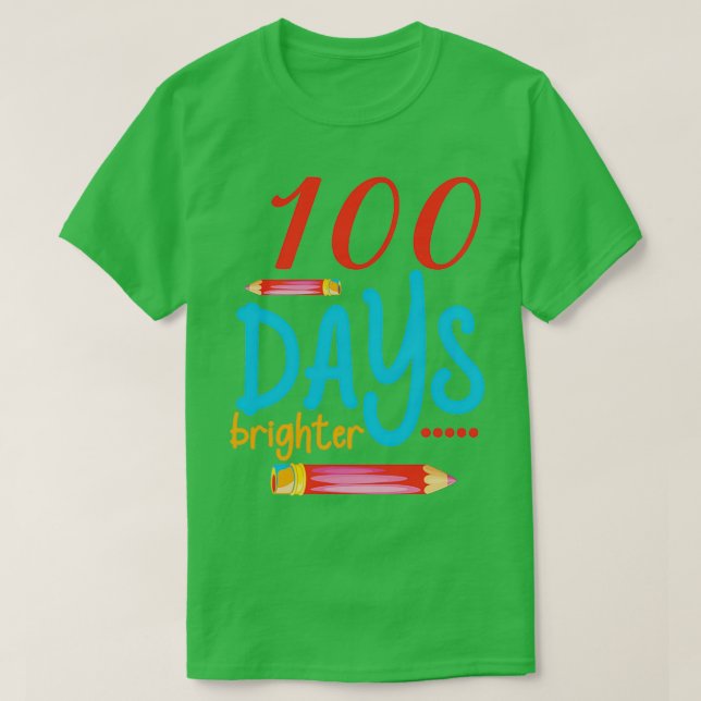 100 dagar ljusare 9 t shirt (Design framsida)