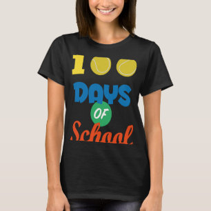 100 dagar med 100 dagar smartare skoltennis t shirt