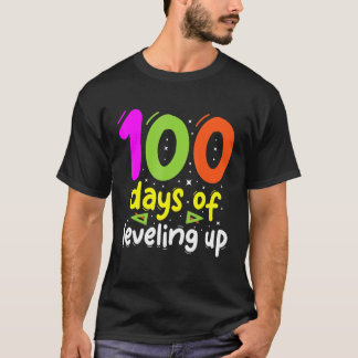 100 dagar med att dela upp spelande för barn 100 d t shirt