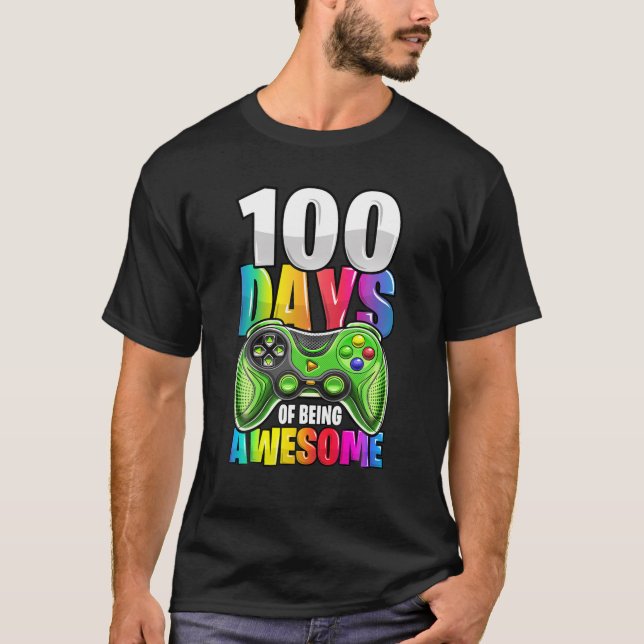 100 dagar med att vara Fantastisk-grafikstyrenhet T Shirt (Framsida)