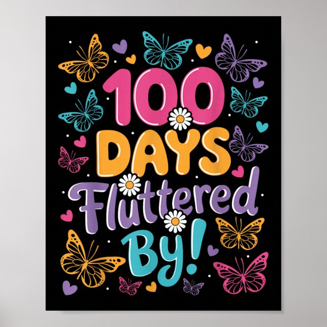 100 dagar med barn och ungdomar 100 års skoldag poster (Framsidan)