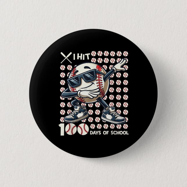 100 dagar med basket Fladdermus 100 dagar Knapp (Framsida)