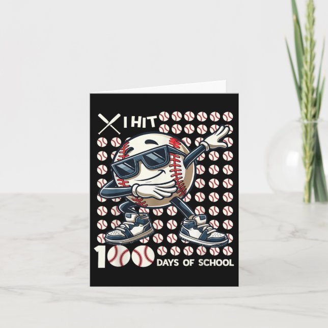 100 dagar med basket Fladdermus 100 dagar Kort (Framsida)