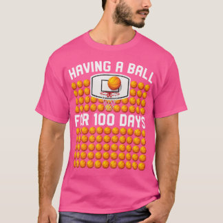 100 dagar med basket i Bollar 100 dagar T Shirt