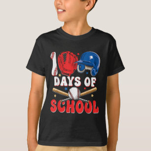 100 dagar med basket i skolan 100 dagar för pojkar t shirt