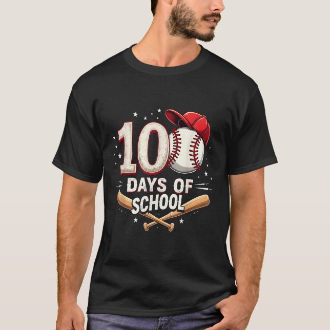 100 dagar med basket i skolan 100 skoldag t shirt (Framsida)