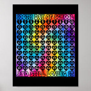 100 dagar med färgning av skolan 100 dagar poster