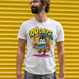 100 dagar med Firande-design för skolapan T Shirt
