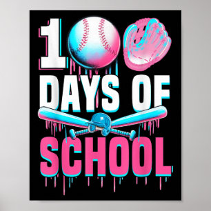 100 dagar med Fladdermus-dropp i basket 100 dagar Poster