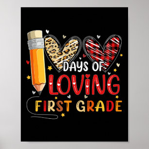 100 dagar med första Klass-hjärtans 100 dagar Poster