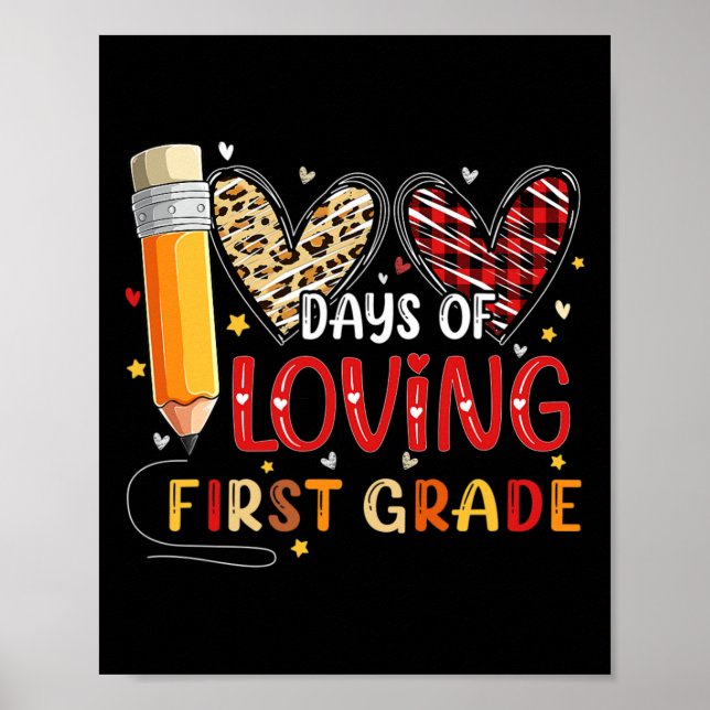 100 dagar med första Klass-hjärtans 100 dagar Poster (Framsidan)