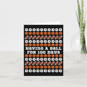 100 dagar med fotbollsskor för skolfotboll kort