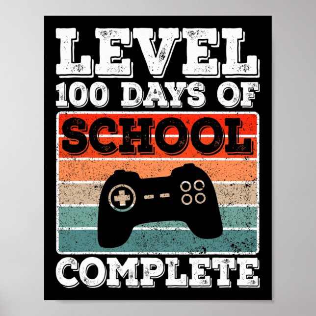 100 dagar med fullständiga spel för spelfantaster  poster (Framsidan)