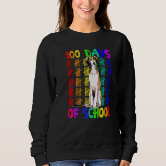 100 dagar med glasögon för Hund av borzoi i skolan T Shirt