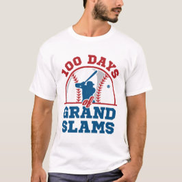 100 dagar med Grand Slams Baseball T Shirt