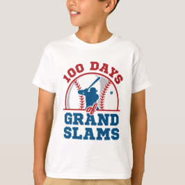 100 dagar med Grand Slams Baseball T Shirt