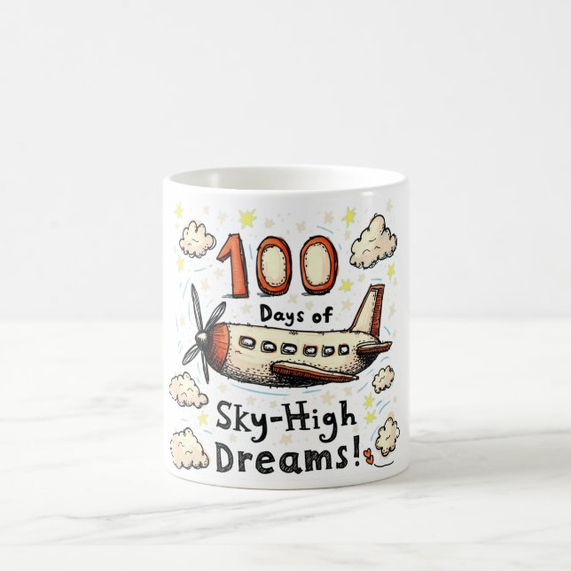 100 dagar med Himmel-High-drömmar! Kaffemugg (Center)