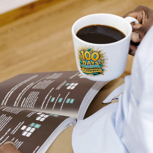 100 dagar med inlärningsresultat i Firande Kaffemugg