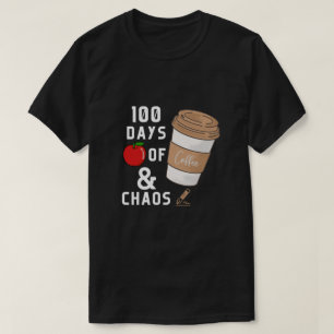 100 dagar med kaffe och kaos t shirt