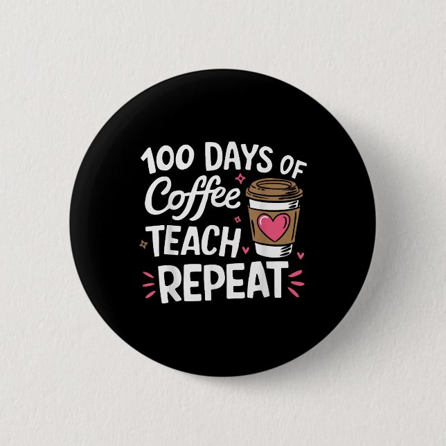 100 dagar med kaffepersikor Upprepa 100 dagar i sk Knapp (Framsida)