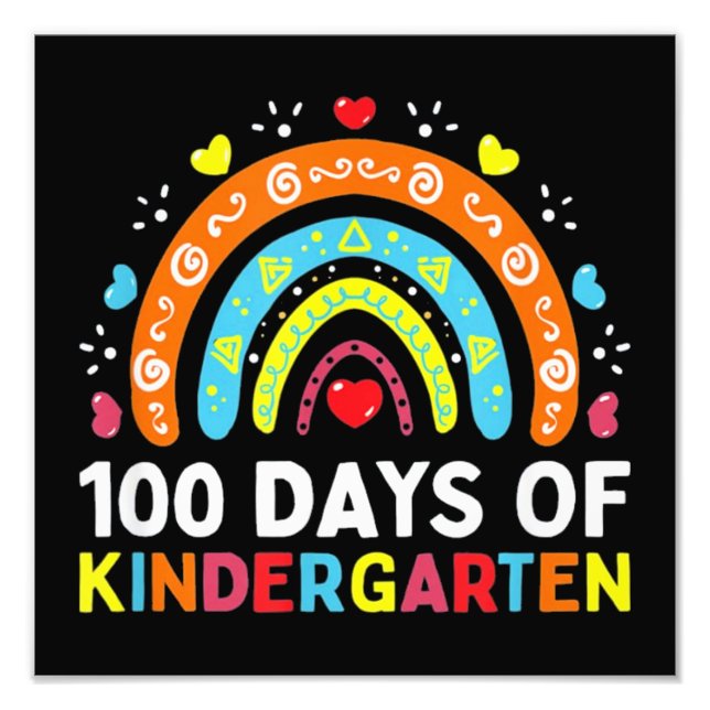 100 dagar med Kindergarten Fototryck (Framsidan)
