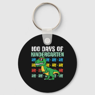 100 dagar med Kindergarten Trex Dinosaur 100 dagar Nyckelring