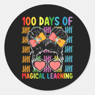 100 dagar med magiska inlärningsprogram, Bun Schoo Runt Klistermärke