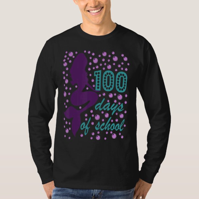 100 dagar med magiska skoldagar 100 dagar t shirt (Framsida)