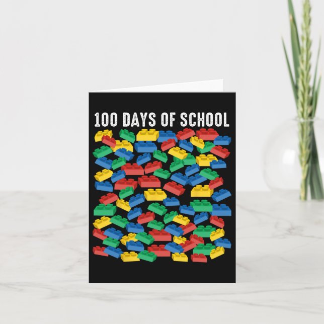 100 dagar med Master Builder för Byggnad av skolan Kort (Framsida)