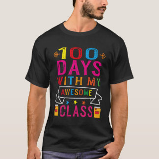 100 dagar med min Fantastisk-klass 100 skoldagar T Shirt